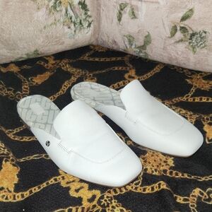 UGG White Slip-On Mules